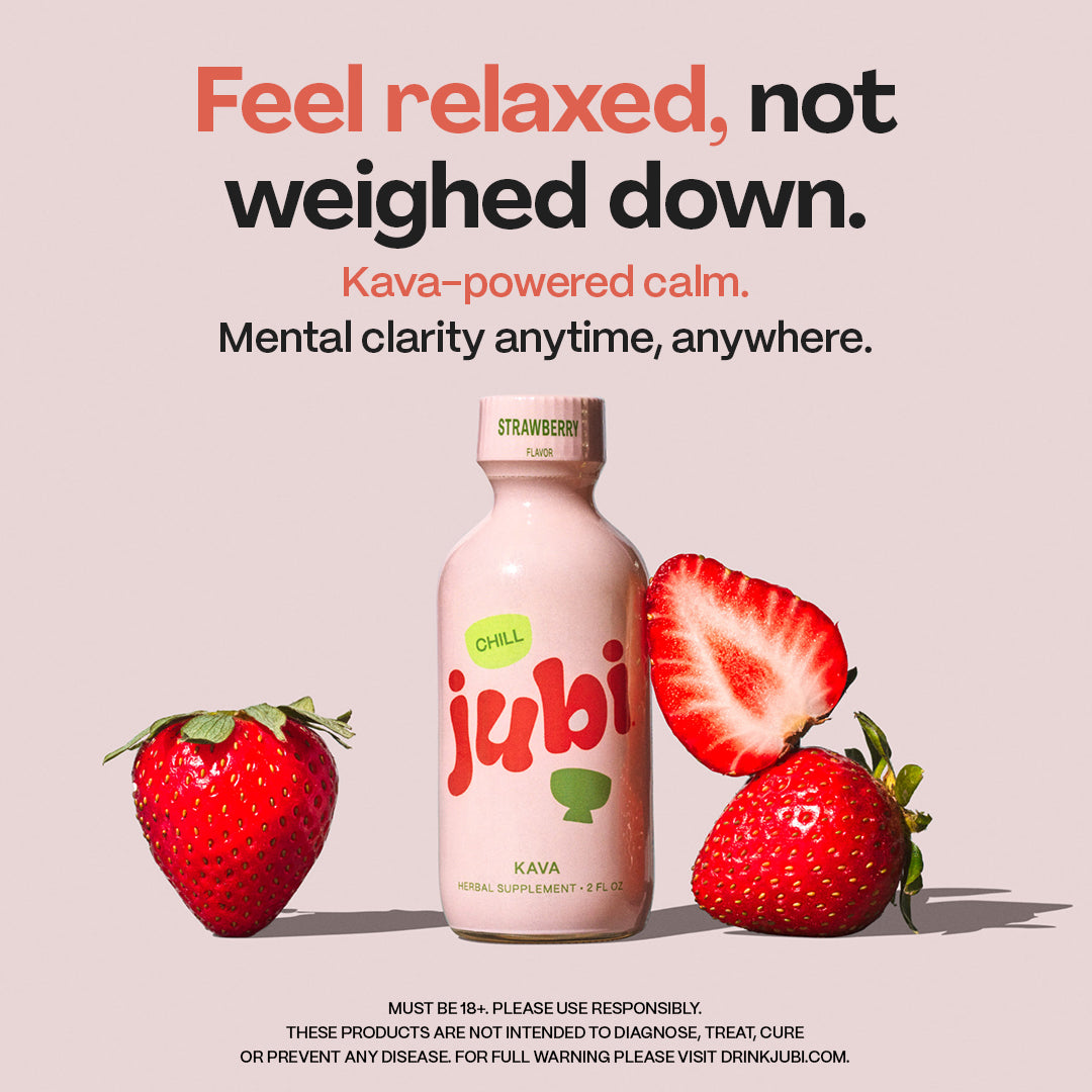 Jubi Kava Strawberry Chill - The Best Tasting Kava Shot!